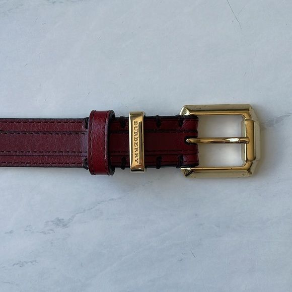 Burberry Accessories - Burberry Leather Belt
